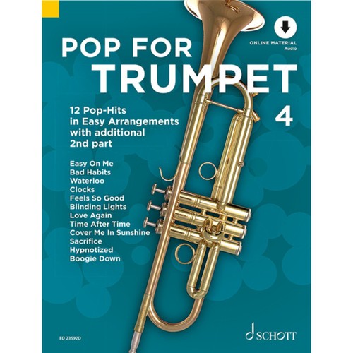 Schott music pop for - for, trumpet