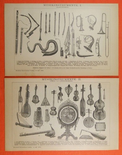 Musikinstrumente iii - i,